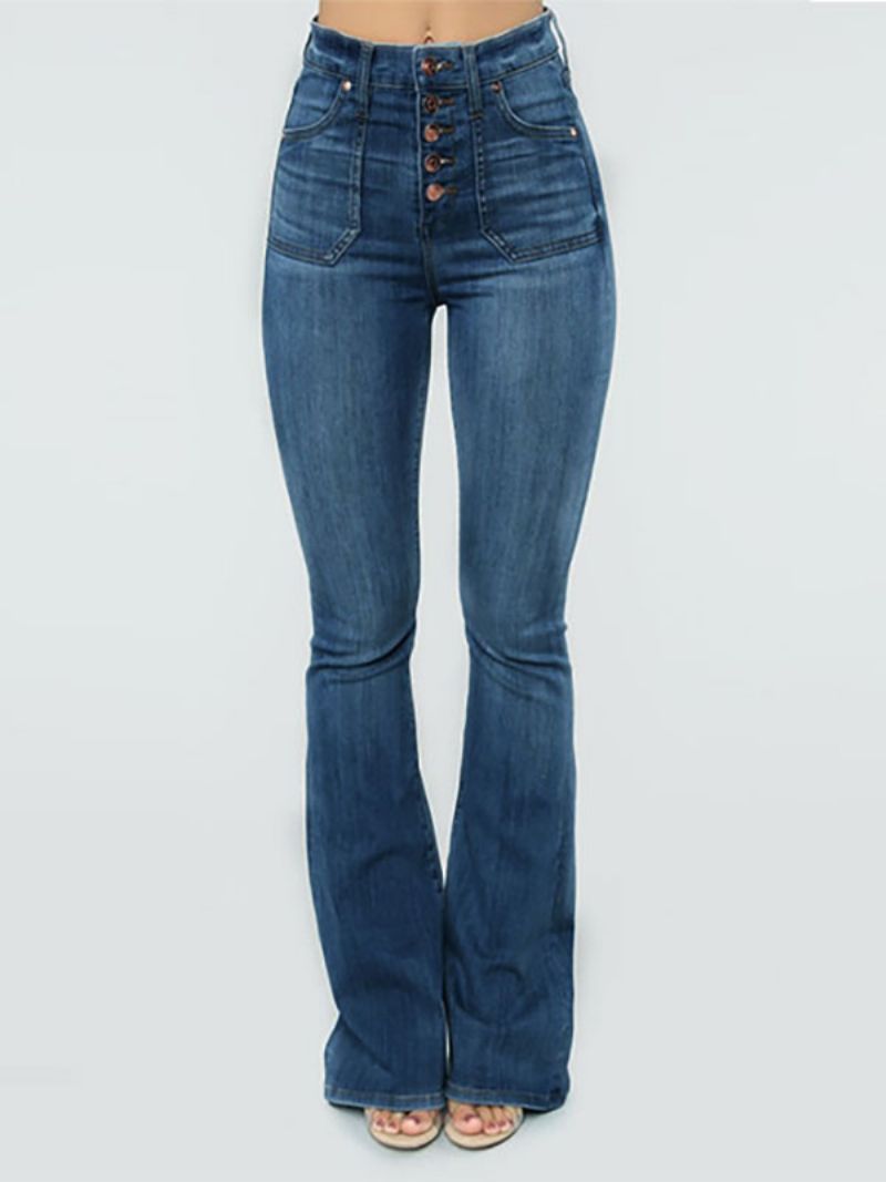 Bootcut Jeans Pre Ženy Mid Rise Spring Flare Bottoms