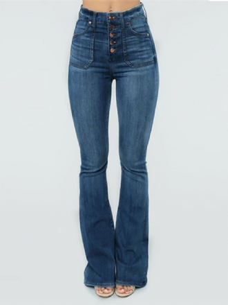 Bootcut Jeans Pre Ženy Mid Rise Spring Flare Bottoms