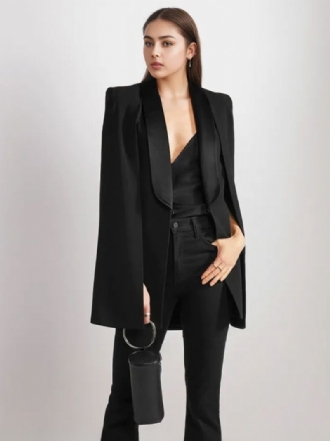 Bunda Cape Blazer Jacket Spring Street Vrchné Oblečenie Pre Ženy