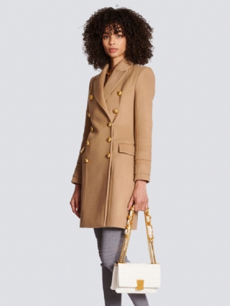 Dámske Vrchné Oblečenie Camel Winter Coat Teplé