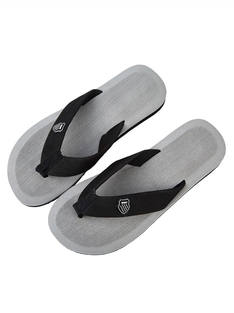 Pánske Sandále Slip-on Eva Podrážka - Sivá