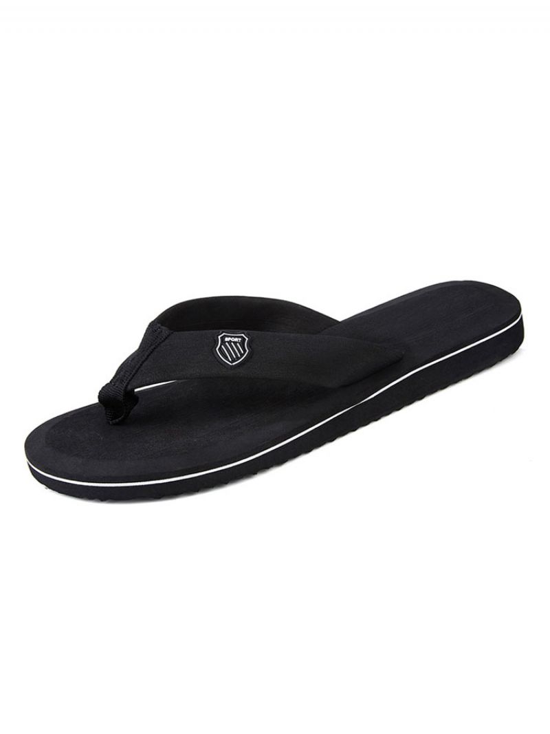 Pánske Sandále Slip-on Eva Podrážka - Čierna