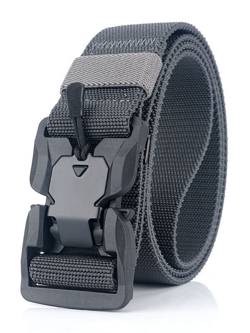 Pánsky Opasok Nylon Chic Black Belt - Deep Grey