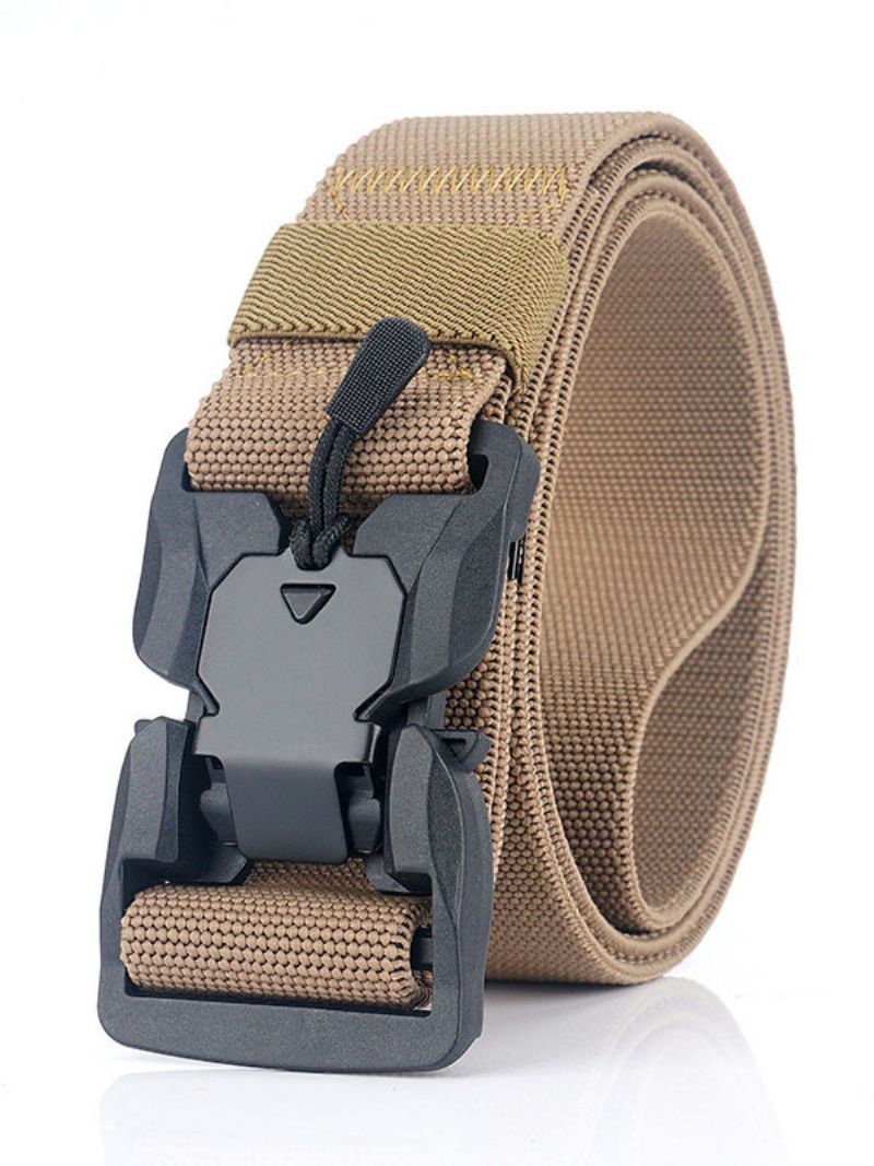 Pánsky Opasok Nylon Chic Black Belt - Khaki